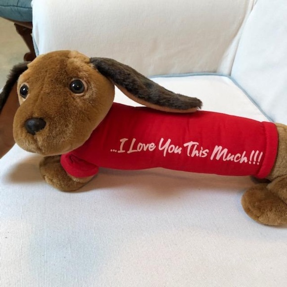 2 stuffed dachshunds - Picture 3 of 3